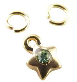 Bijou Ongle Etoile 5 D Or - IB