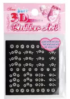 Décor Ongle Fleur Argent Xst139 - IB