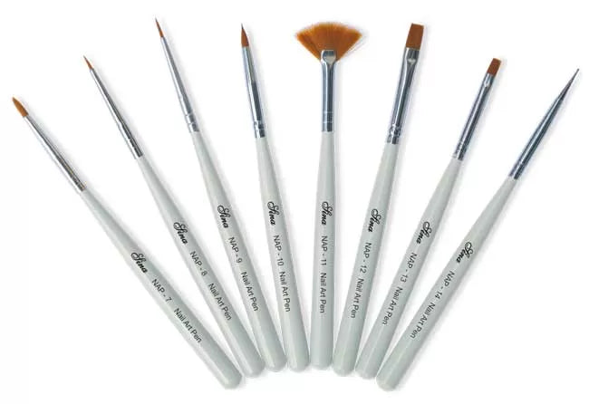 Kit 8 Pinceau Prof Nail-Art - IB