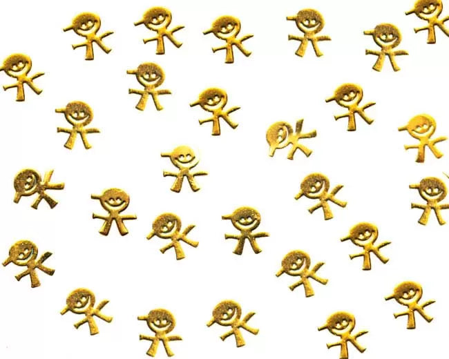 Décor Ongles Bonhomme Dore Mnds-12 - IB