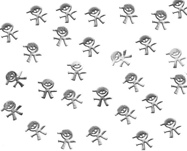 Décor Ongles Bonhomme Silver Mnds-25 - IB