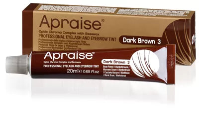 Teinture pour Cils APRAISE - Brun Foncé No 3, Tube 20 ml