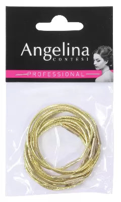 Elastique Gaine Or Ponytails x10 (45mm) ANGELINA C