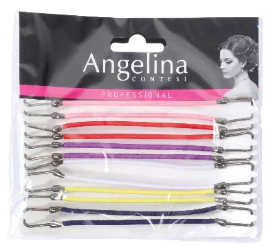 Elastique à crochet Multicolor x12 (130mm)