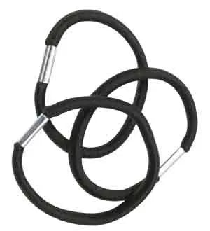 Elastique Gaine Noir Carte de 24 pièces (55mm)