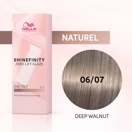 Shinefinity Hair Color 06/07 Deep Walnut Tub (60ml)
