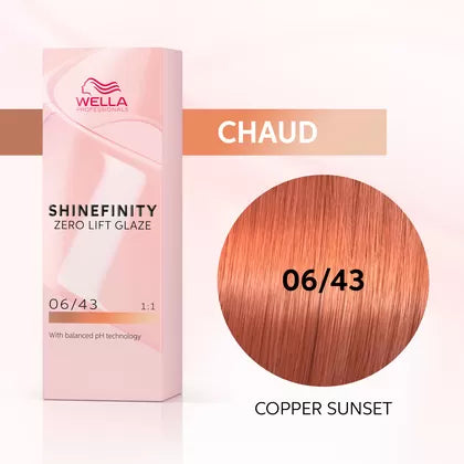 Shinefinity Hair Color 06/43 Copper Sunset Tb 60ml