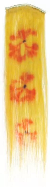 Mèches Naturelles Décor Gold Fleur Rou12X45Cm