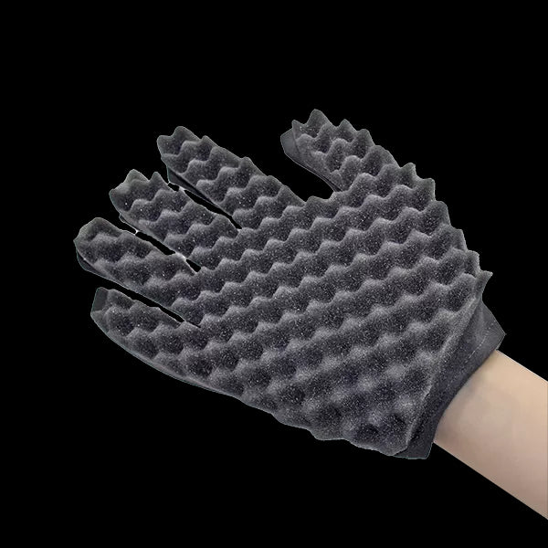 Gant TWISTAIR noir x2 faconnage Afro-Style