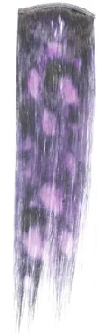 Mèches Naturelles Décor Tag Mauve 12X45Cm