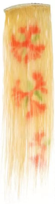 Mèches Naturelles Décor Blond Fleur 12X45Cm