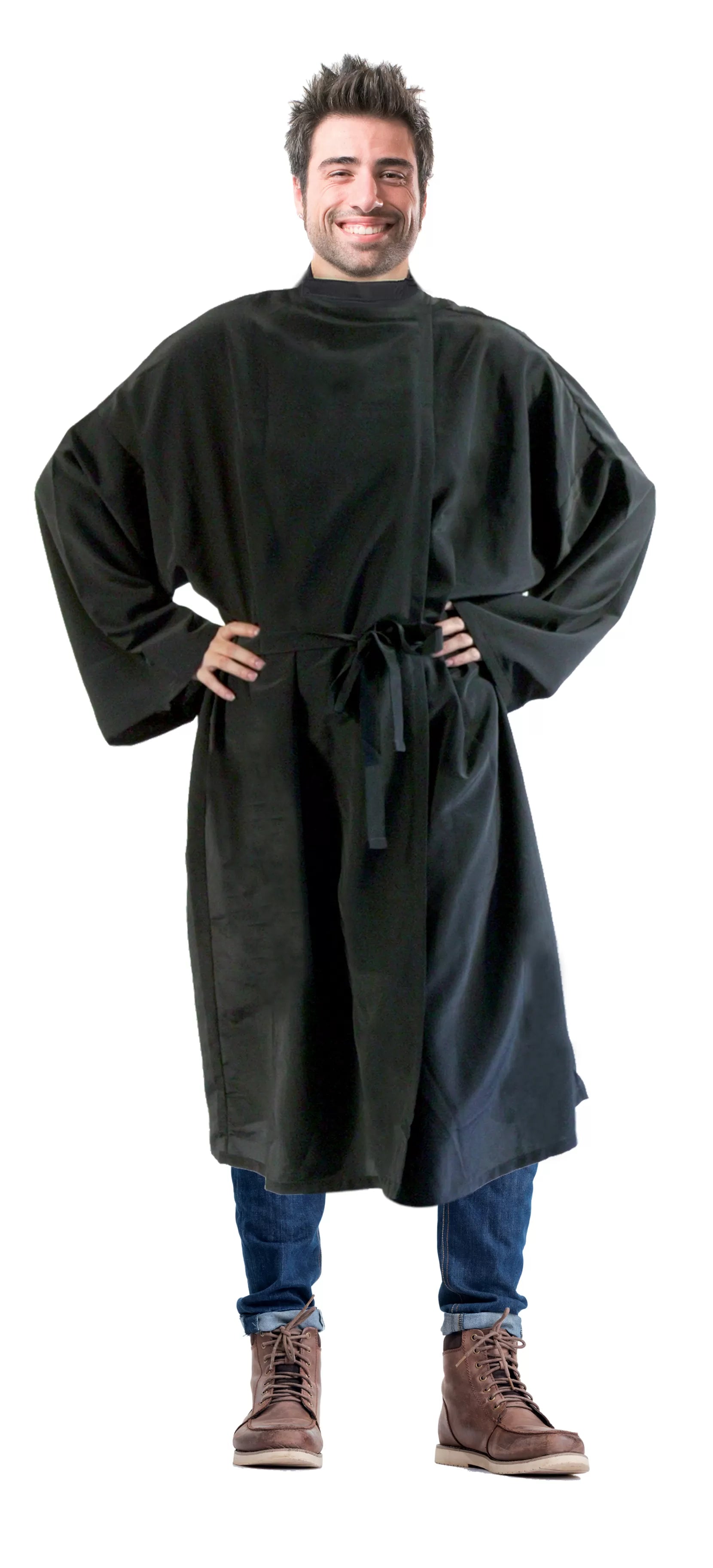 Peignoir NEWIX Microfibre PRO Noir V.KRO