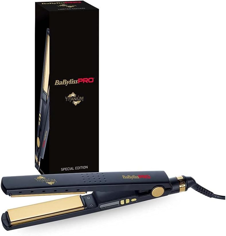 TITANIUM STRAIGHTENER (noir) - Ionic -70W - (150-230°C)
