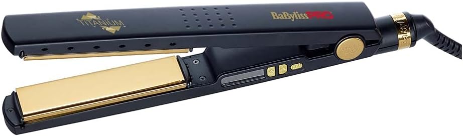 TITANIUM STRAIGHTENER (noir) - Ionic -70W - (150-230°C)