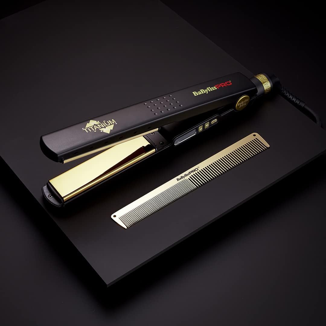 TITANIUM STRAIGHTENER (noir) - Ionic -70W - (150-230°C)