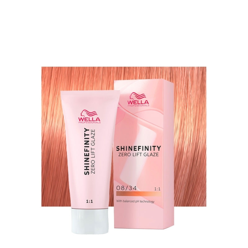 Shinefinity Hair Color 08/34 Spicy Ginger (60ml)