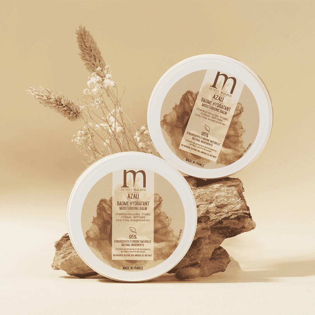 Baume hydratant cheveux bouclés, frisés, crépus