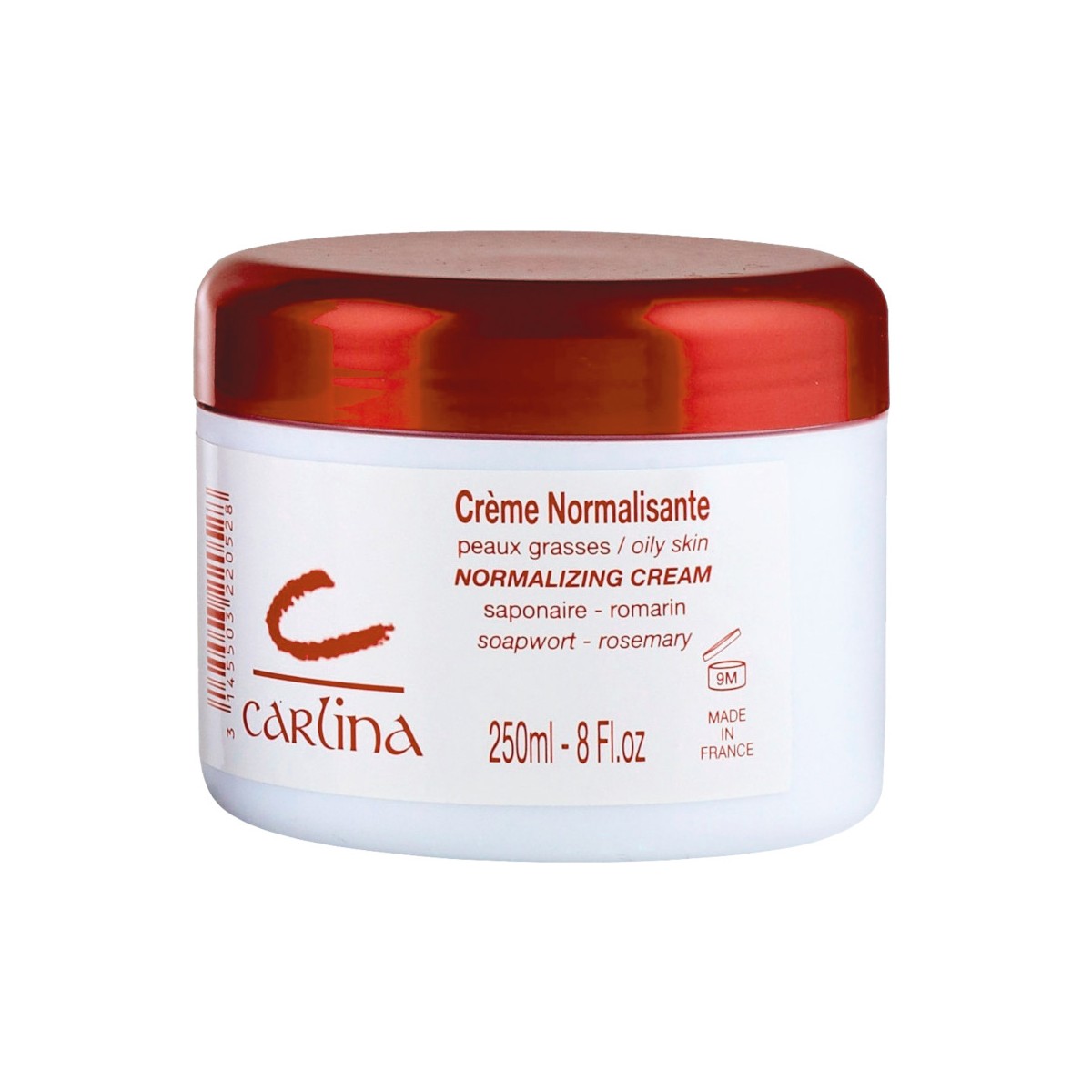 CARLINA Crème de Jour Normalisante Peaux Grasses, 250ml