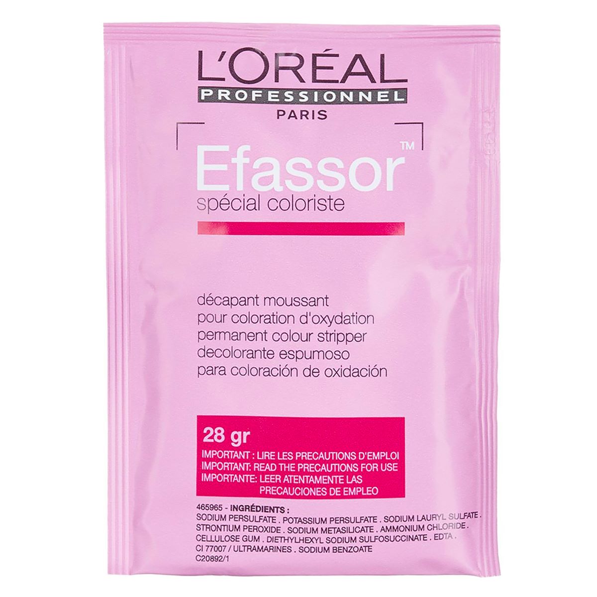 Décapant Efassor Sachet (28gr) - L'Oréal Pro
