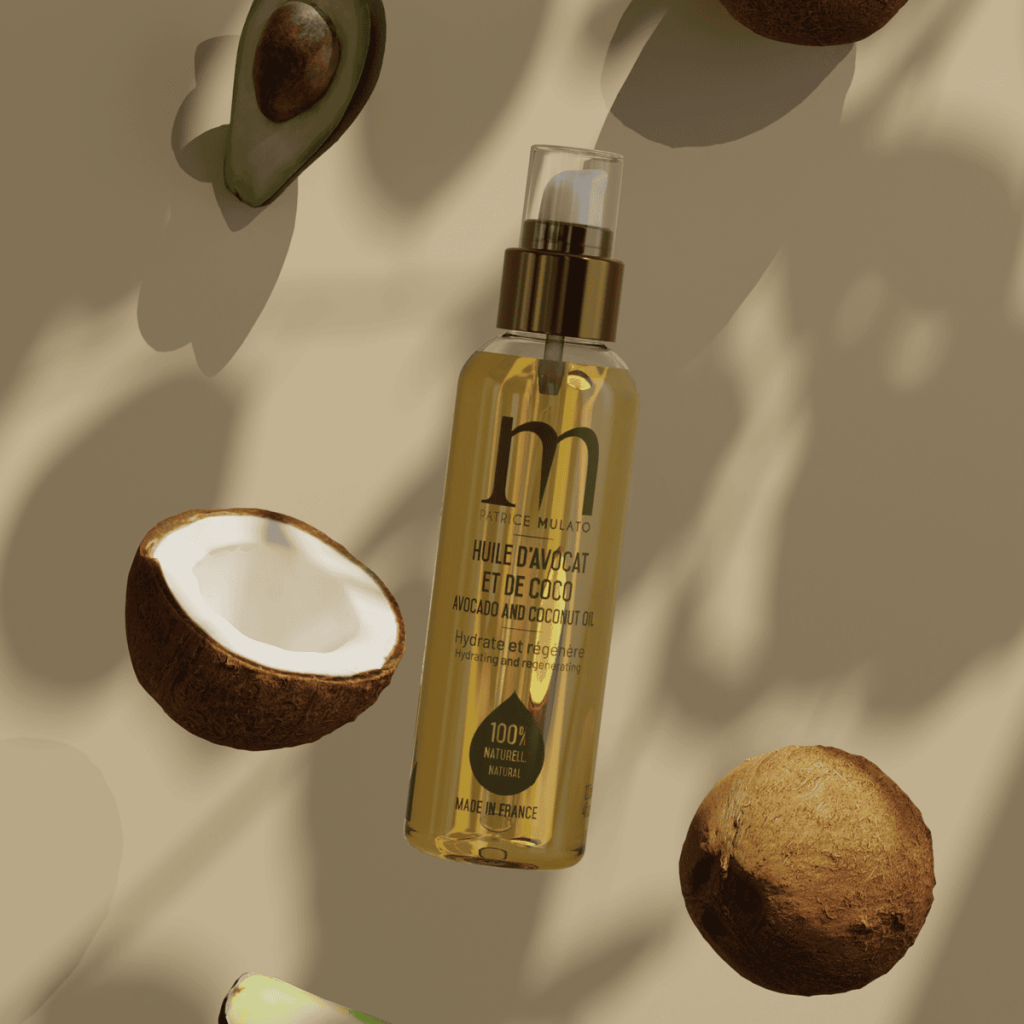 Huile d’avocat et de coco pour cheveux - 120ml