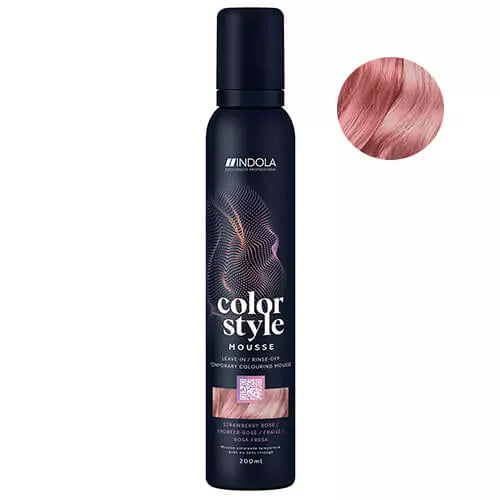 INDOLA COLOR STYLE MOUSSE Strawberry Rosé 200ml
