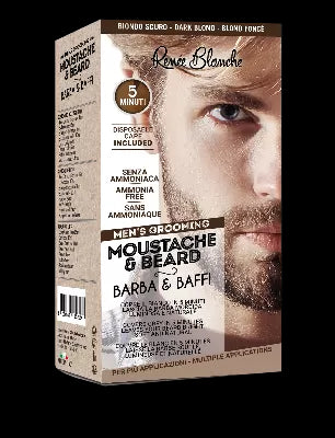 Dark Blonde Beard and Mustache Coloring Kit - Complete with Accessories