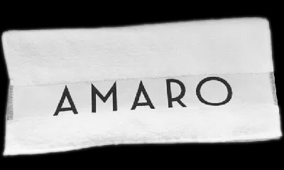 AMARO white cotton towel 30x90cm 300-gr-m2