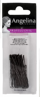 Pinces ondulées/perlées Kifix noir (4.5cm) x50