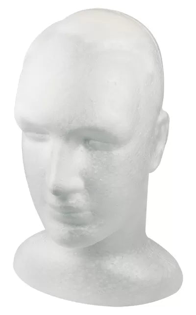Tête Polystir Cesar  Blanche