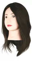 Tête Suky Chev Natur Noir  30/40Cms