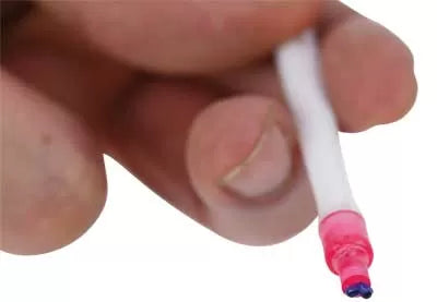 Ruby Head Rhinestone Pick-Up Pen