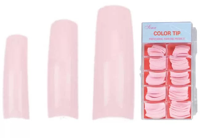 Pro Ariel Assorted Pink False Nails Box100