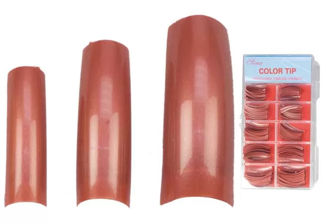 Pro Ariel Assorted Plum False Nails Boxex100