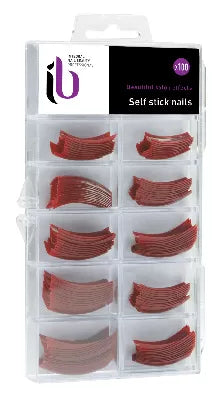 Pro Ariel Assorted Red False Nails Box100