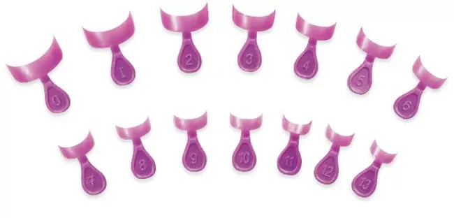 False Nail.Purple French Tip Box 140 Assorted.