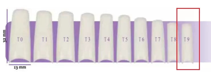 False Nails X50 Capsulpro T9 Aphrodite 8.0X26.0Mm