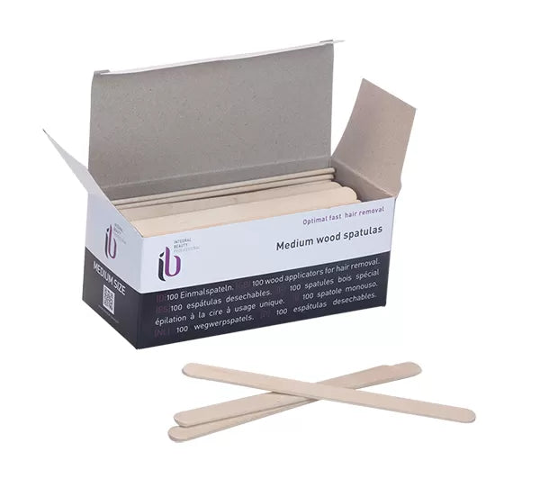 Wax Spatulas - Medium, 114 x 10 mm, Pack of 100