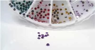 Rhinestone Wheel 12X48 Half-Sphere 2mm -IB