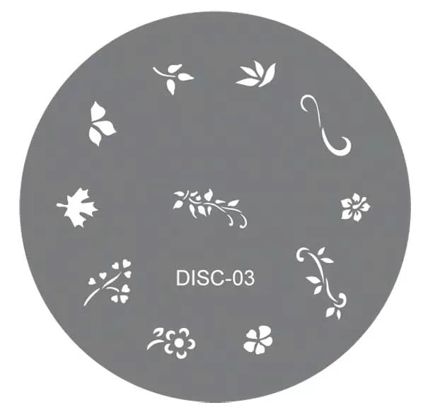 Stamp Stencil Disc-03 - IB