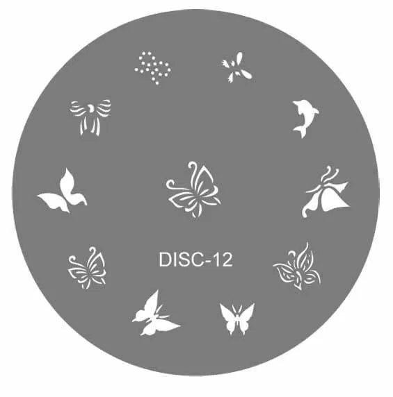 Stamp Stencil Disc-12 - IB