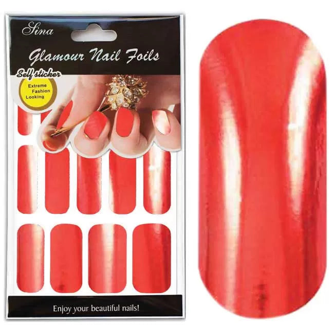 Nail Decor Stick Sheet X15 Red - IB