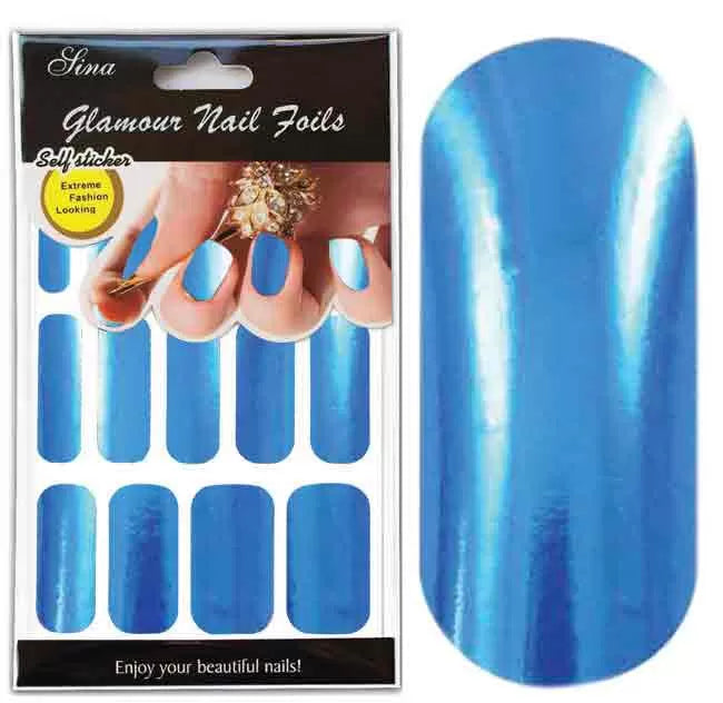 Nail Decor Stick Sheet X15 Blue - IB