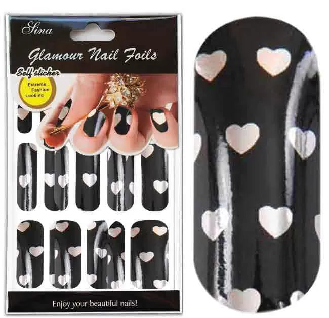 Décox15 Black Gold Heart Stick Sheet - IB