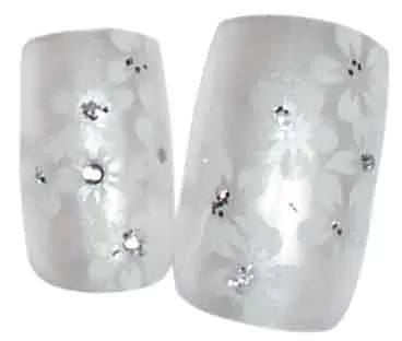 X24 Orkis White False Nails - IB