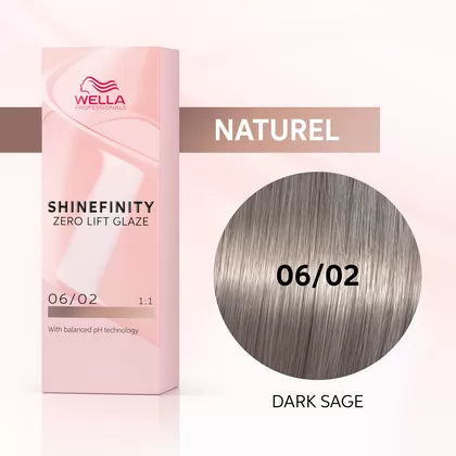 Shinefinity Hair Color 06/02 Dark Sage Tub (60 ml)