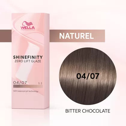 Shinefinity Hair Color 04/07 BitterChoco Tub (60ml)