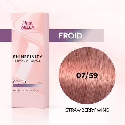 Shinefinity Hair Color 07/59 Strawberry w Tb 60 ml