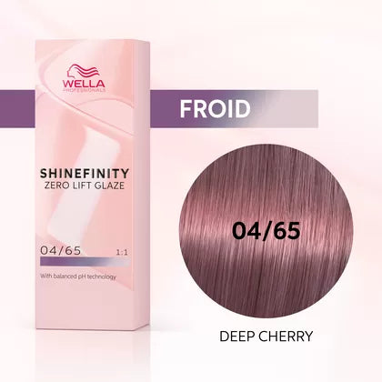 Shinefinity Hair Color 04/65 Deep Cherry Tub 60 ml