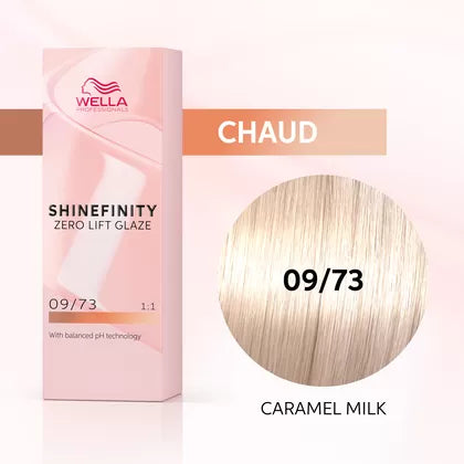 Shinefinity Hair Color 09/73 Caramel Milk Tub 60ml