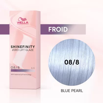 Shinefinity Hair Color 08/8 Blue Pearl Tub 60 ml